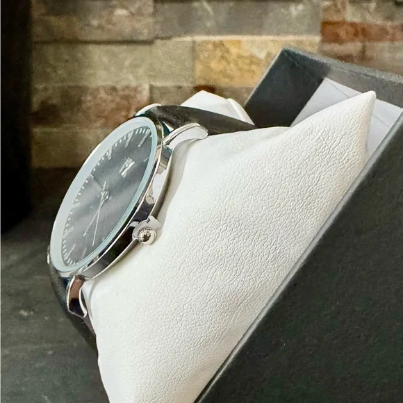 PX Brand Men’s Watch – Black Leather Strap – New in Box - Classy - Picture 6 of 10